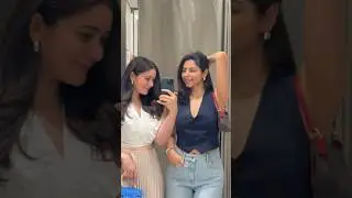 Shopping for each other at ZARA!  @SanaGrover 🛍️🤩 #zarahaul