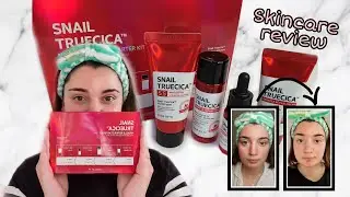 Trying the Snail Truecica miracle repair starter kit || Some by mi || Yesstyle Skincare review