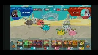 CHARESS vs JILLIAN Game 1 Content Creators Axie Infinity
