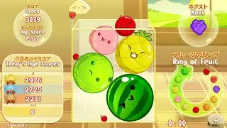 【スイカゲーム】🍊🍉 ついに3000点超えの超高得点をゲット！#684