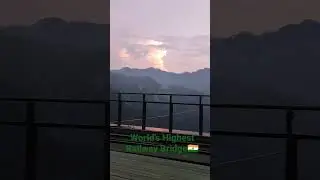World's Highest Railway Bridge❤ Chenab Bridge #vlog #viralvideos #chenabbridge #shorts #shortvideo