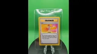 #SOLD Lass 75/102 Shadowless Trainer Non Holo Rare Base Set Pokemon Card WOTC #ebay #SHORTS