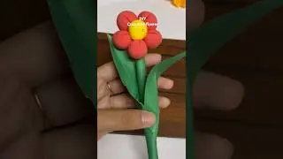 DIY cute clay flower 🌼/ #shortvideo #viralshort #diy