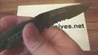 Kershaw Vapor Black Serrated Knife 1640BLKST Demonstration