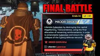 🔴Helldivers 2 - THE FINAL BATTLE FOR CYBERSTAN IS UPON US.... CLOCKING IN.