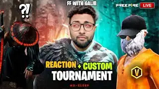 LIVE 🔴 Free Fire Custom | Guild Test Match 💪 Headshot Reaction 😈