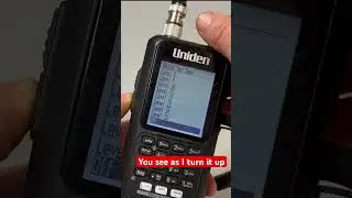 Adjust Key Beep BCD436HP Scanner #shorts