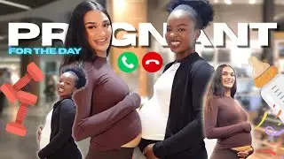 PREGNANT FOR 24 Hours! *Pranking Our Friends, Maternity Pilates + More 