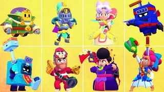 New Brawler Ash and All Skins | Season 8