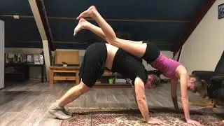 Yoga challenge with my boyfriend 💪🏻