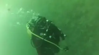 Première plongée 20 m. En lac pour Raphaël avec Yusuf  (Cre