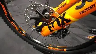 Orange Alpine 6 E Factory  (worlds best electric bike) at london bike show