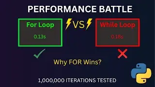 Python For vs While: Which Loop Is Actually Faster?