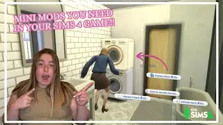 🧺NEW Functional Laundry Mods + CAS Upgrades You NEED in 2025! 🌆✨