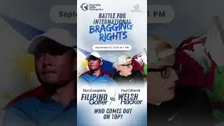 Filipino Golfer vs Welsh Hacker! Battle for International Bragging Rights! #ChallengeNico