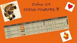 Dofus 1.29, Un Drop Pourpre INATTENDUE !!! :)
