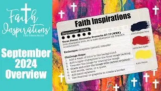 Faith Inspirations Mixed Media Challenge Mega Kit - September 2024 supplies
