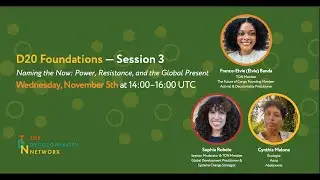 D20 Foundations (Session 3) – Present: Naming the Now: Power, Resistance, and the Global Present