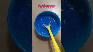 PONDS POWDER SLIME ASMR l How To Make Slime With Ponds Powder #shorts