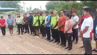 Bharuch(Gujarat) cycling group paid homage to Dr Amrita Ranjan. #cycling #audax #brm #lucknow