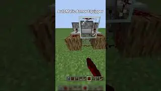 AutoMatic Armor Equipper in Minecraft | Knight Buildz | #shorts