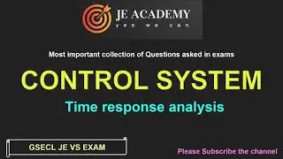 CONTROL SYSTEM # Time Response of Second Order System