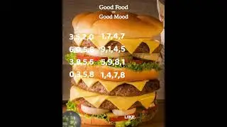 Hot Pick 4 lucky lottery number picks for Thursday with burgers 🍀🔥🙂 #shorts