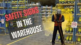 Essential Safety Signs Every Warehouse Worker Must Know! #safety #warehouse #safetysigns #hazard