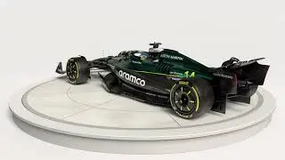 Aston Martin F1 AMR25 2025 Formula 1 Race Car PBR 3D model