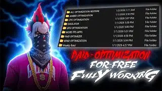 👽PAID OPTIMIZATION FOR FREE !! || GET MAXIMUM FPS !! || FULLY WORKING TWEAKES ||