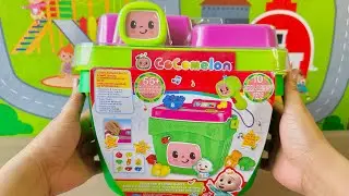 ASMR распаковка овощной корзины Cocomelon для обучения