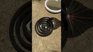 Burning Mosquito Coil 🔥| Sunlight + Magnifying Glass +Matchstick