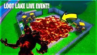 🔴 NEW LOOT LAKE DIG SITE EVENT NOW! SECRET BUNKER OPENING! (FORTNITE BATTLE ROYALE)