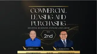 Commercial 101 - Leasing and Purchasing