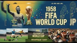 🔵1958 FIFA World Cup History Explained in 1 Minutes 🔴Road to Football World Cup🟡Soccer Comparison