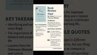 Ikigai #bookclub #books #artofliving #japan #bookreview #bookrecommendations