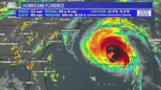 5 PM UPDATE: Hurricane Florence's shift to bring 'horrible flooding' across Carolinas
