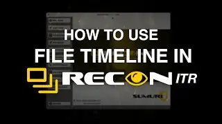 How to use File Timeline in RECON ITR!