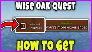 WISE OAK LOCATION (FLOWER CROWN QUEST) - MORE EXPERIENCE EXPLAIN [DIG] - Roblox