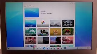 Asus Chromebook Flip C214: как сменить обои