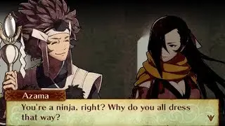 Fire Emblem Fates: Birthright - Kagero & Azama Support Conversations