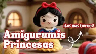 Princesas adorables Disney Amigurumi IA | Cute Disney Princess Crochet Dolls #crochet #princess