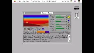 68k Mac Game - Desert Trek - 4K