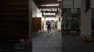 Leg Day: Intense Heavy Workout / Cut series day 1/ LEG Workout🏋&zwj;♂️💪