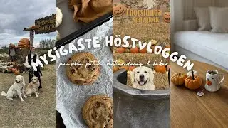 DEN MYSIGASTE HÖSTVLOGGEN - pumkin patch, höstinredning & recept på pumpkin spice pancakes🍂