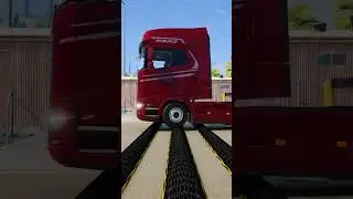 Truck vs Speed bumps | BeamNG Drive  #shortvideo #beamngdrive #simulation #india #truck #speedbump