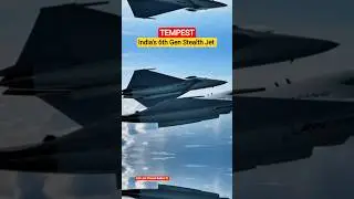 India's 6th Gen Stealth Fighter Jet, TEMPEST #geopolitics #tempest #indiadefense #defensenews #short