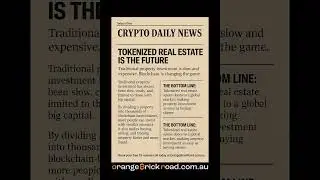 Tokenized Real Estate is the Future