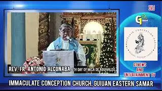An maupay nga sumat ni Rev. Fr. Antonio Alconaba, Immaculate Conception Parish Church Guiuan E Samar