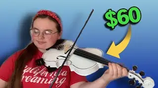 $60 VIOLIN REVIEW & DEMO | Glarry GV102 Electro-Acoustic Violin
